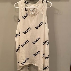 Burn Boot Camp Tank With Open Back - Extra Small - New